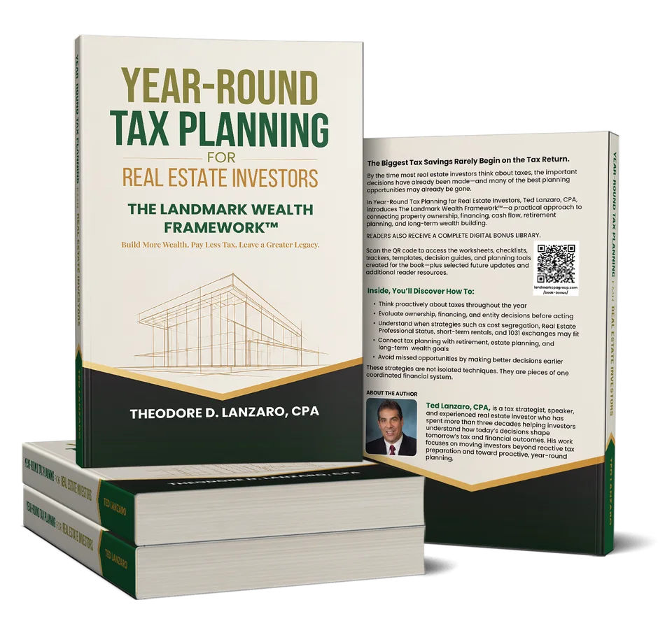 Year-Round Tax Planning for Real Estate Investors book mockups